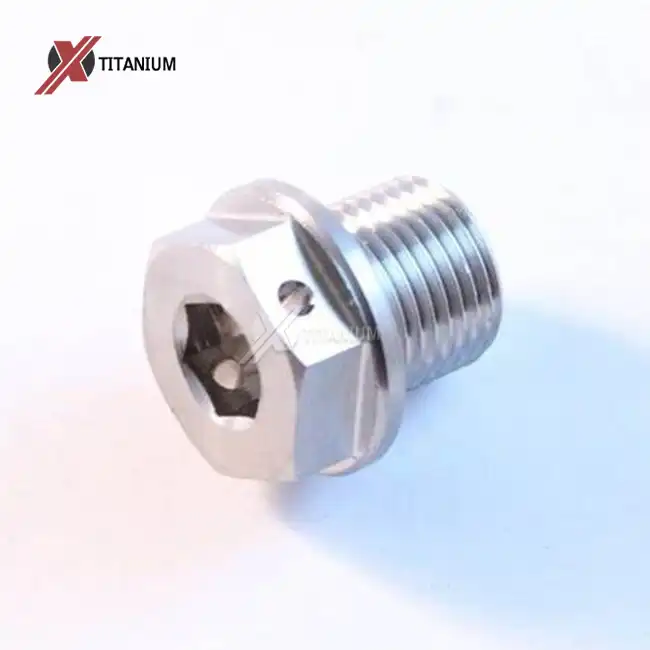 Gr5 Titanium Oil Drain Plug Bolt